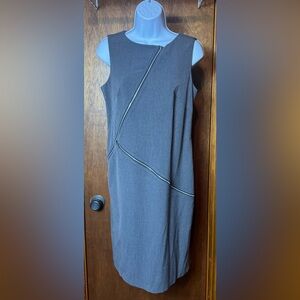 Elegant Kupcake Asymmetrical Gray Dress with Zipper - 6